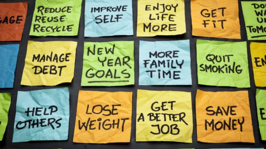 New Year's goals and resolutions